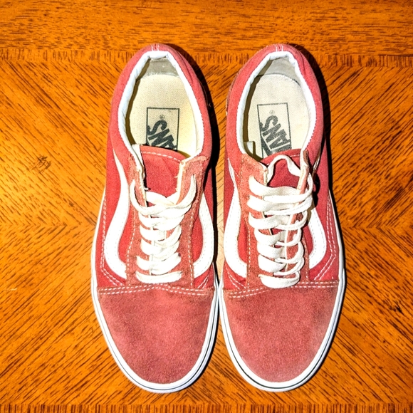 Vans Lace up Shoes Mens Size 5 Maroon Suede Canvas Classic Low Skateboarding - Picture 5 of 10